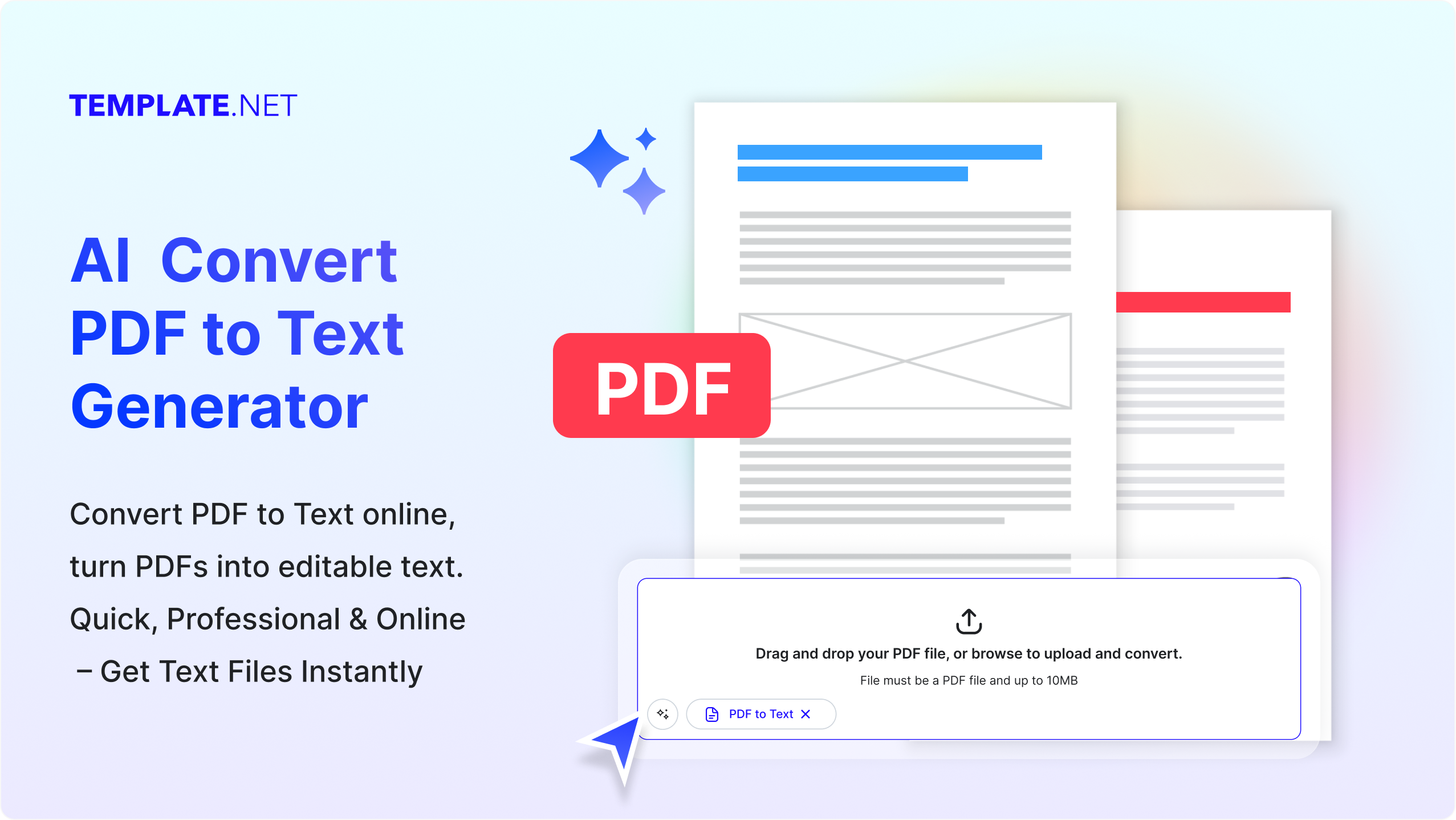 Free AI Convert PDF to Text Editor, Extract Text from PDF Online